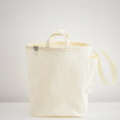 TORTOISE-yellow paper Anunfold Bags & Wallets*Anunfold Side Pocket Tote Bag Pt - White
