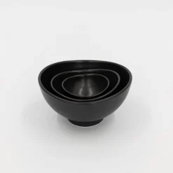 SAIKAI (special order) Eating*Ceramic Japan Infinity Bowls - Black