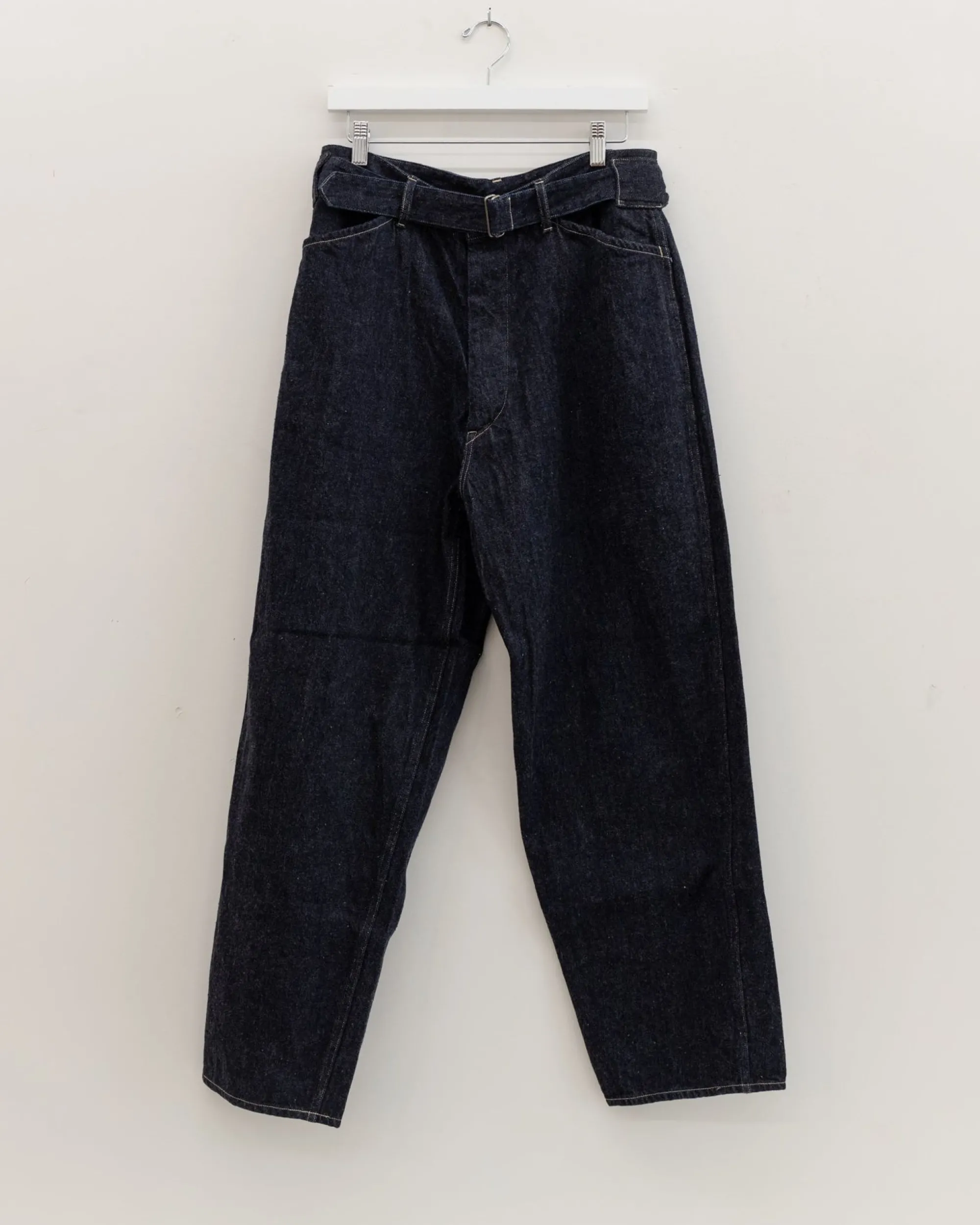 TORTOISE-yellow paper Comoli Apparel*Comoli Denim Belted Pt X01-03001