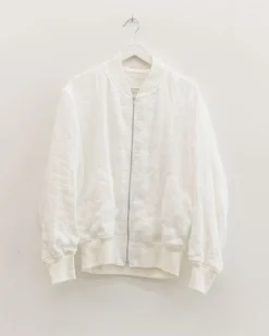 TORTOISE-yellow paper Comoli Apparel*Comoli Linen Double Cloth Zip Blouson X01-01023
