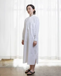 TORTOISE-yellow paper Comoli Apparel*Comoli Shirt Dress X01-02003