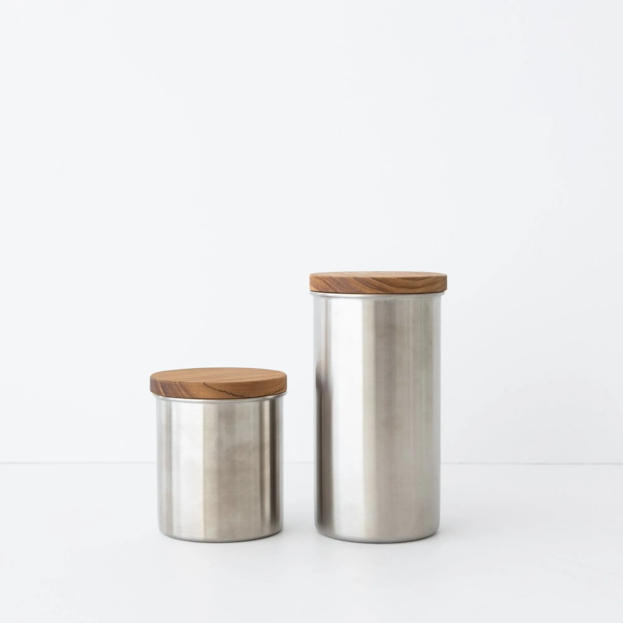 SAIKAI (Others) Storing*Elfin Metal Canister With Wood Lid