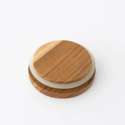 SAIKAI (Others) Storing*Elfin Metal Canister With Wood Lid