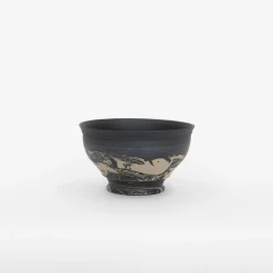 TORTOISE-yellow paper Gena Kuwan Eating*Gena Kuwan Ceramic Bowl - Black