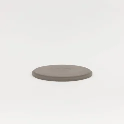 SAIKAI (Hasami) Plate / Lid*Haw104 - Plate / Lid Ash White O 8.5/8"