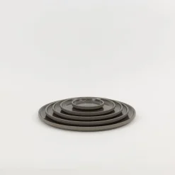 SAIKAI (Hasami) Plate / Lid*Hdg101 - Plate / Lid Dark Gray O 3.3/8