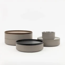 SAIKAI (Hasami) Plate / Lid*Hdg101 - Plate / Lid Dark Gray O 3.3/8
