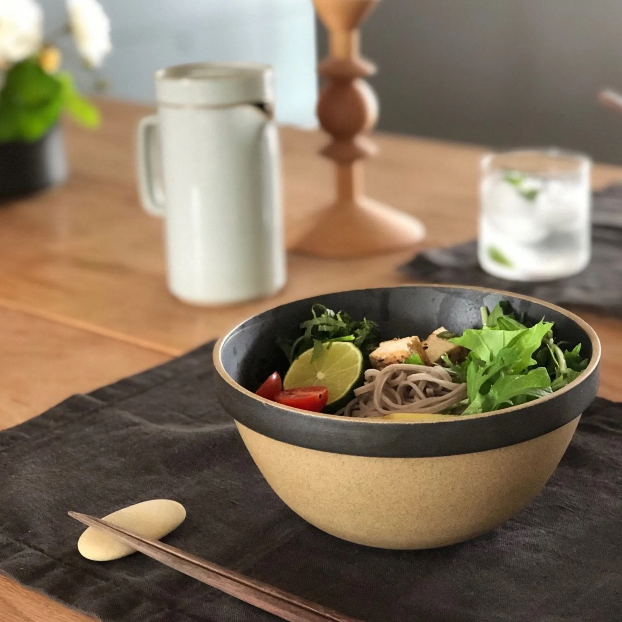 SAIKAI (Hasami) Bowl - Round*Hp047 - Deep Round Bowl Natural O 7.3/8"