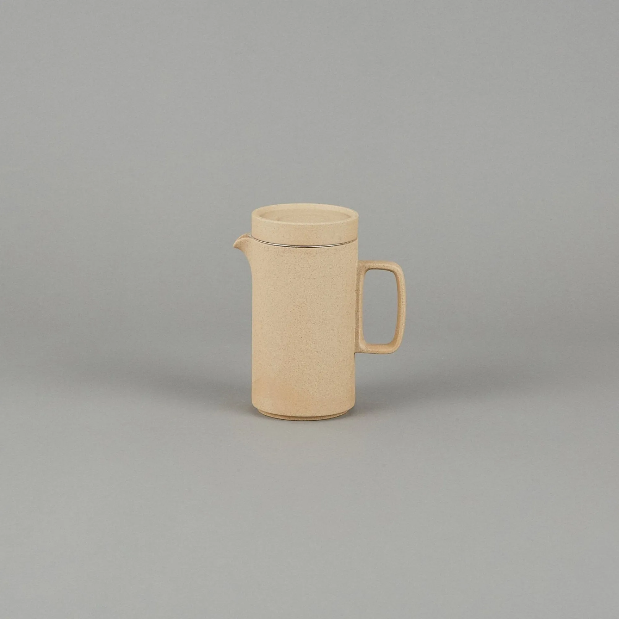 SAIKAI (Hasami) Coffee & Tea*Hp037 - Teapot Tall With Stainless Strainer Natural O 3.3/8"