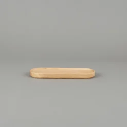 SAIKAI (Hasami) Wooden & Richlite Tray / Lid*Hp035 - Tray / Lid Ash 3.3/8" X 10"