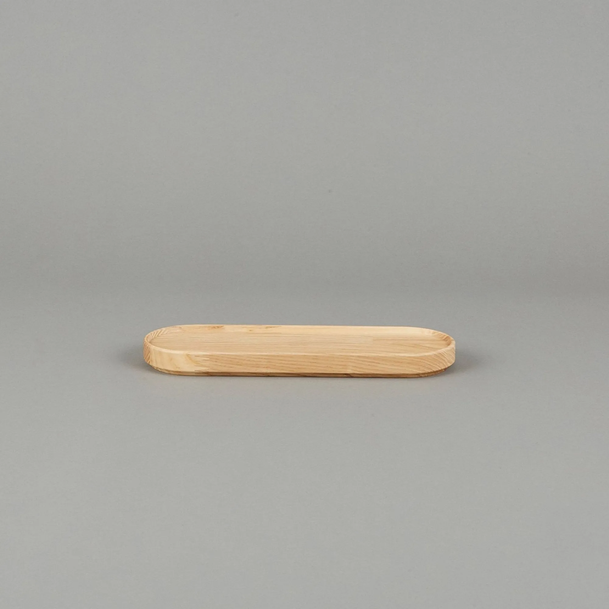 SAIKAI (Hasami) Wooden & Richlite Tray / Lid*Hp035 - Tray / Lid Ash 3.3/8" X 10"