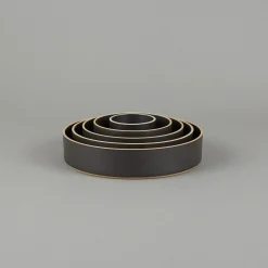 SAIKAI (Hasami) Bowl*Hpb009 - Bowl Black O 7.3/8"