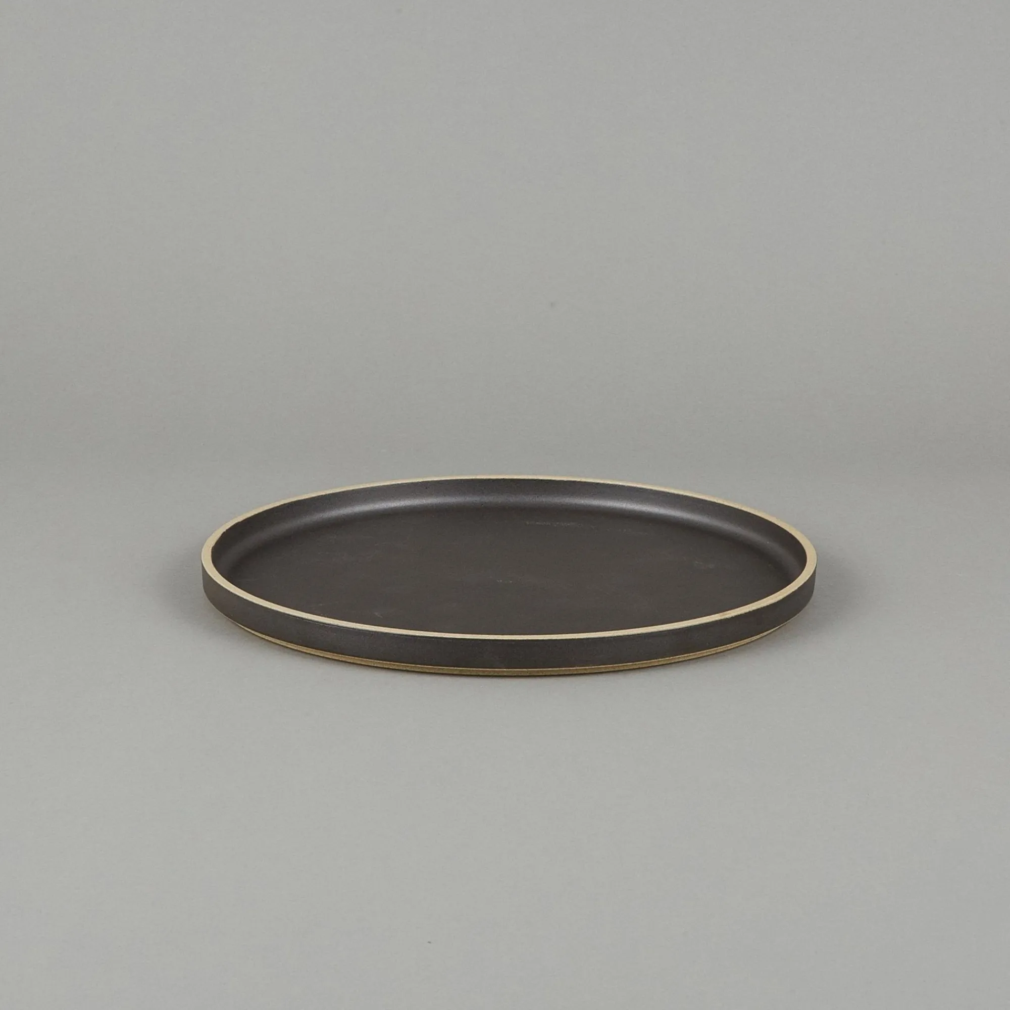 SAIKAI (Hasami) Plate / Lid*Hpb006 - Plate / Lid Black O 11.7/8"