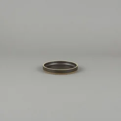 SAIKAI (Hasami) Plate / Lid*Hpb002 - Plate / Lid Black O 5.5/8"