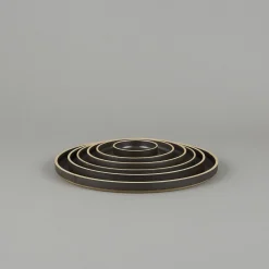 SAIKAI (Hasami) Plate / Lid*Hpb002 - Plate / Lid Black O 5.5/8"