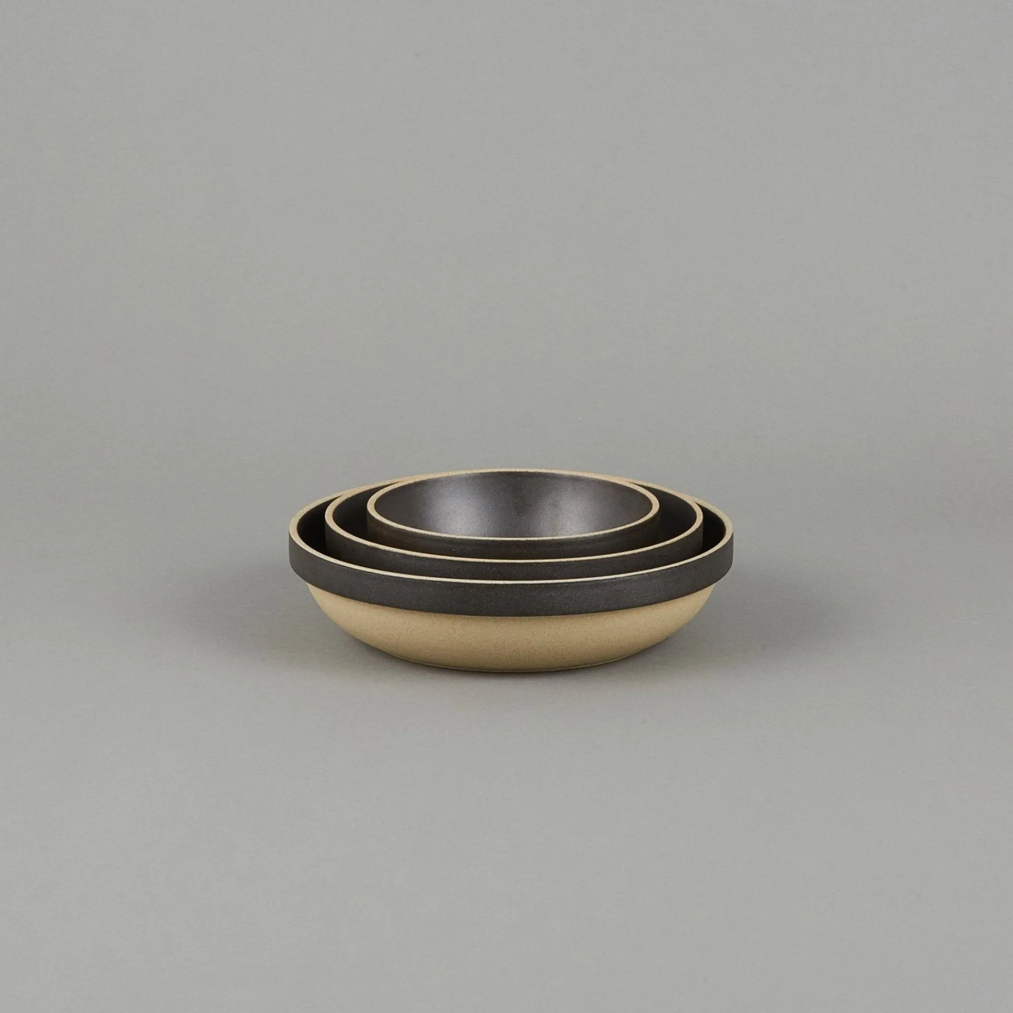 SAIKAI (Hasami) Bowl - Round*Hpb033 - Round Bowl Black O 8.5/8"