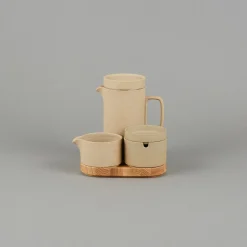 SAIKAI (Hasami) Coffee & Tea*Hpb017 - Sugar Pot Black O 3.3/8