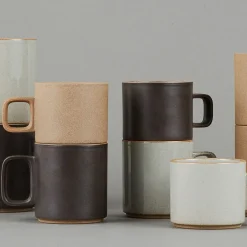 SAIKAI (Hasami) Mug*Hpm020 - Mug Gloss Gray Medium O 3.3/8