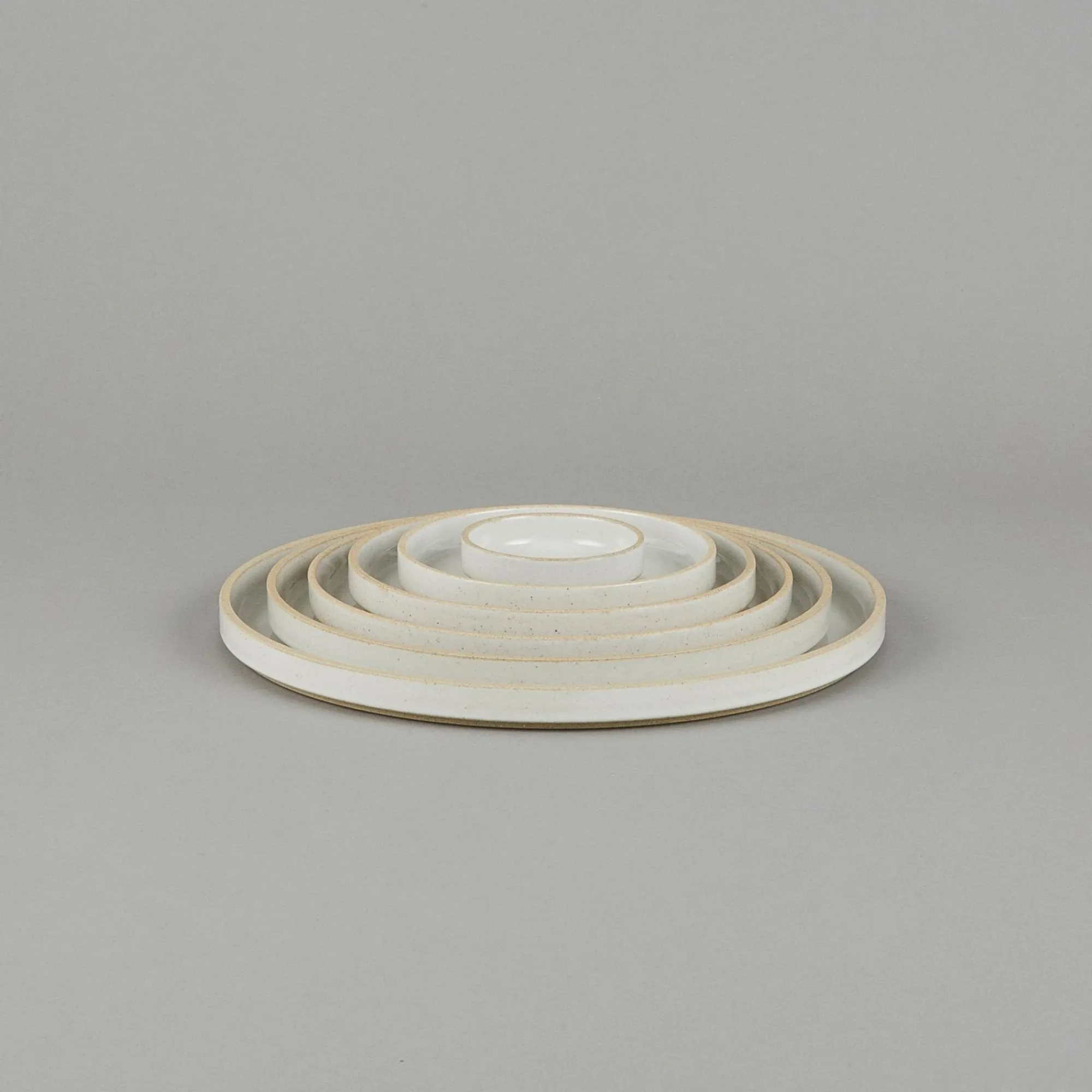 SAIKAI (Hasami) Plate / Lid*Hpm001 - Plate / Lid Gloss Gray O 3.3/8"