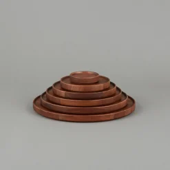 SAIKAI (Hasami) Wooden & Richlite Tray / Lid*Hpwn026 - Tray / Lid Walnut O 10"