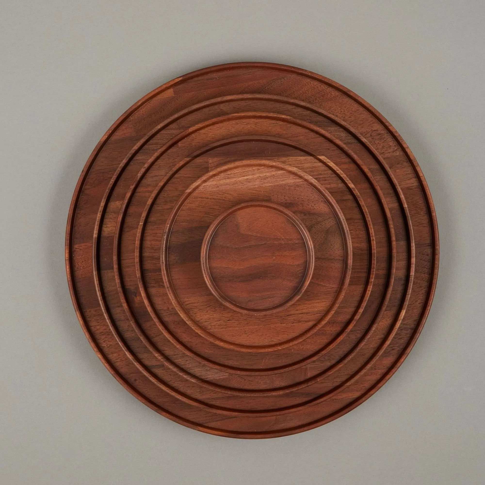 SAIKAI (Hasami) Wooden & Richlite Tray / Lid*Hpwn026 - Tray / Lid Walnut O 10"