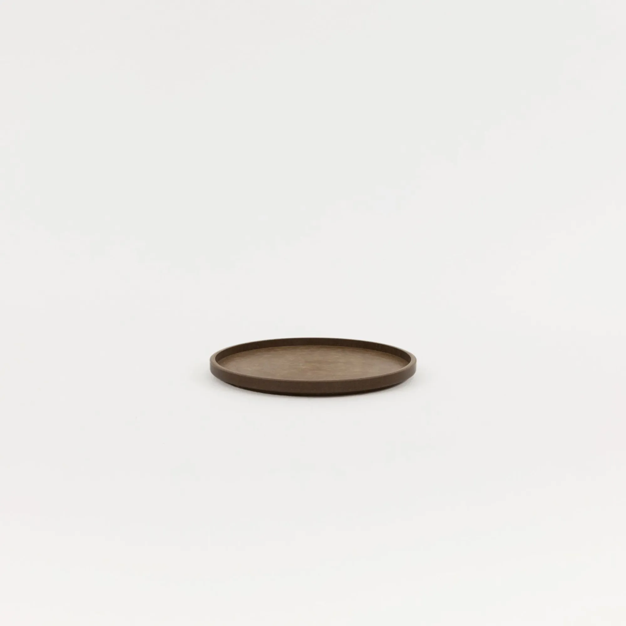 SAIKAI (Hasami) Wooden & Richlite Tray / Lid*Hrn123 - Tray / Lid Dark Brown O 5.5/8"