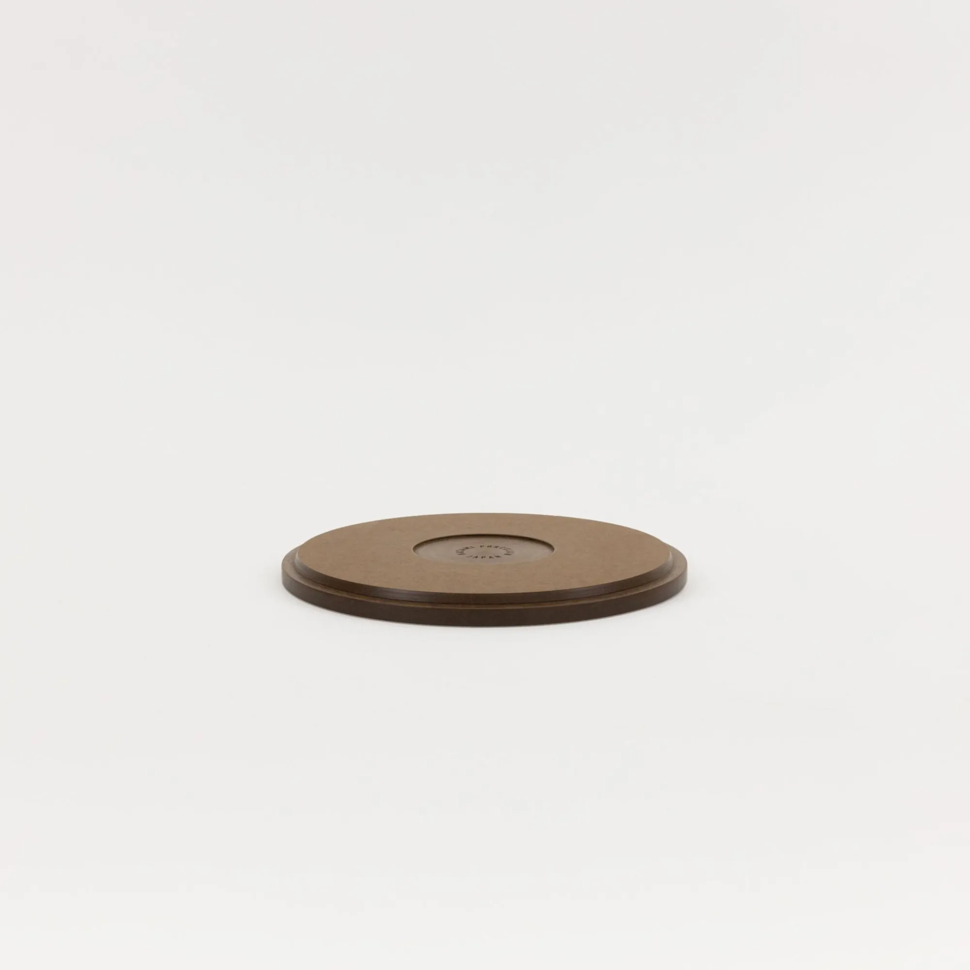 SAIKAI (Hasami) Wooden & Richlite Tray / Lid*Hrn124 - Tray / Lid Dark Brown O 7.3/8"