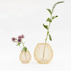 TORTOISE-yellow paper Kosuga Home Decor*Kosuga Bamboo Flower Vase - Tsubomi