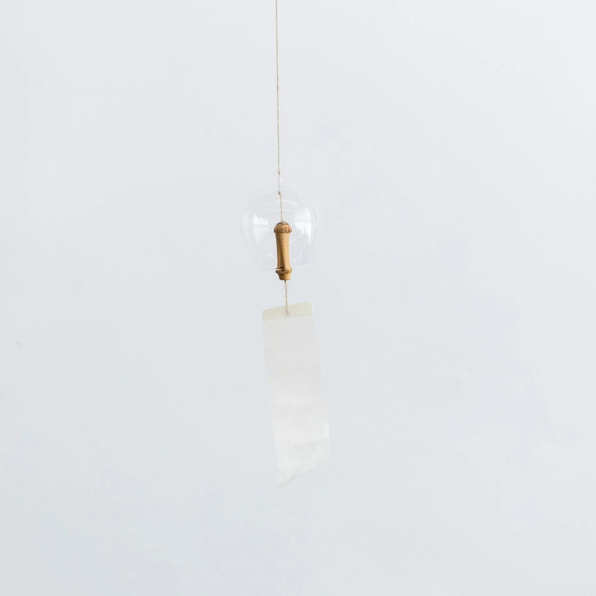 TORTOISE-yellow paper Kosuga Home Decor*Kosuga Bamboo Furin Wind Chime