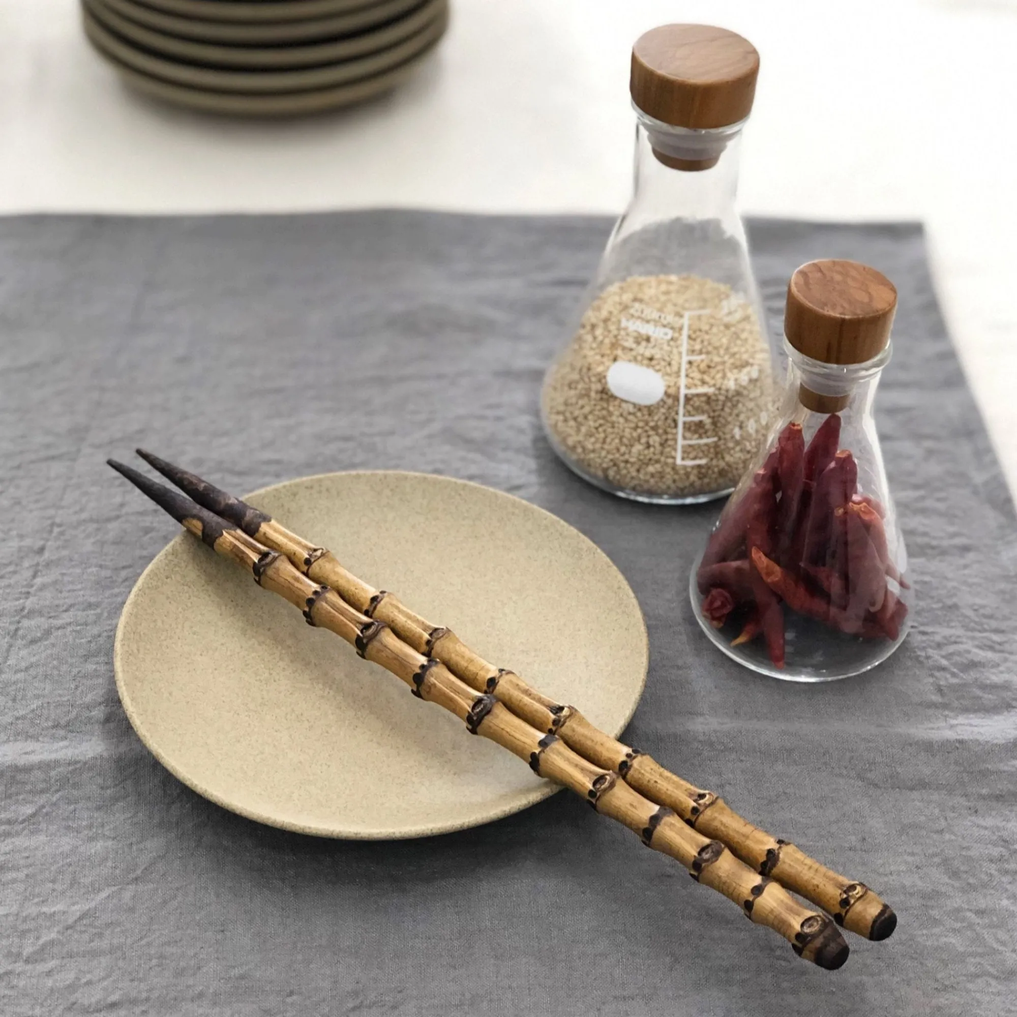TORTOISE-yellow paper Kosuga Serving*Kosuga Bamboo Nedake Cooking Chopsticks