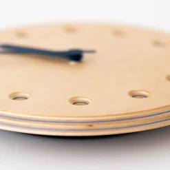 AC GEAR Home Decor*Lemnos Paper-Wood Dot Clock Navy Drl19