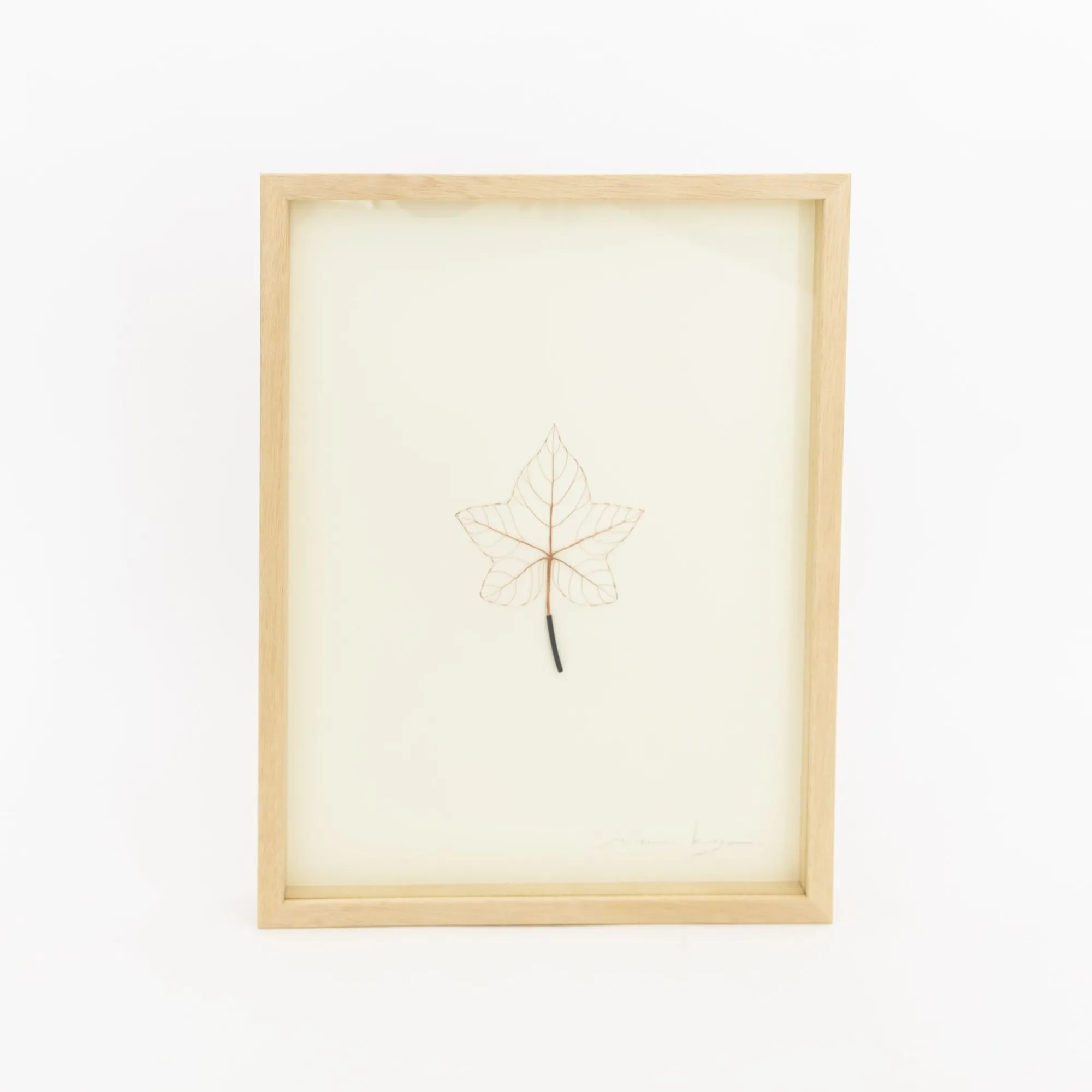 TORTOISE-Koga Art*Mitsuru Koga Copper Wire Leaf #4, 2023