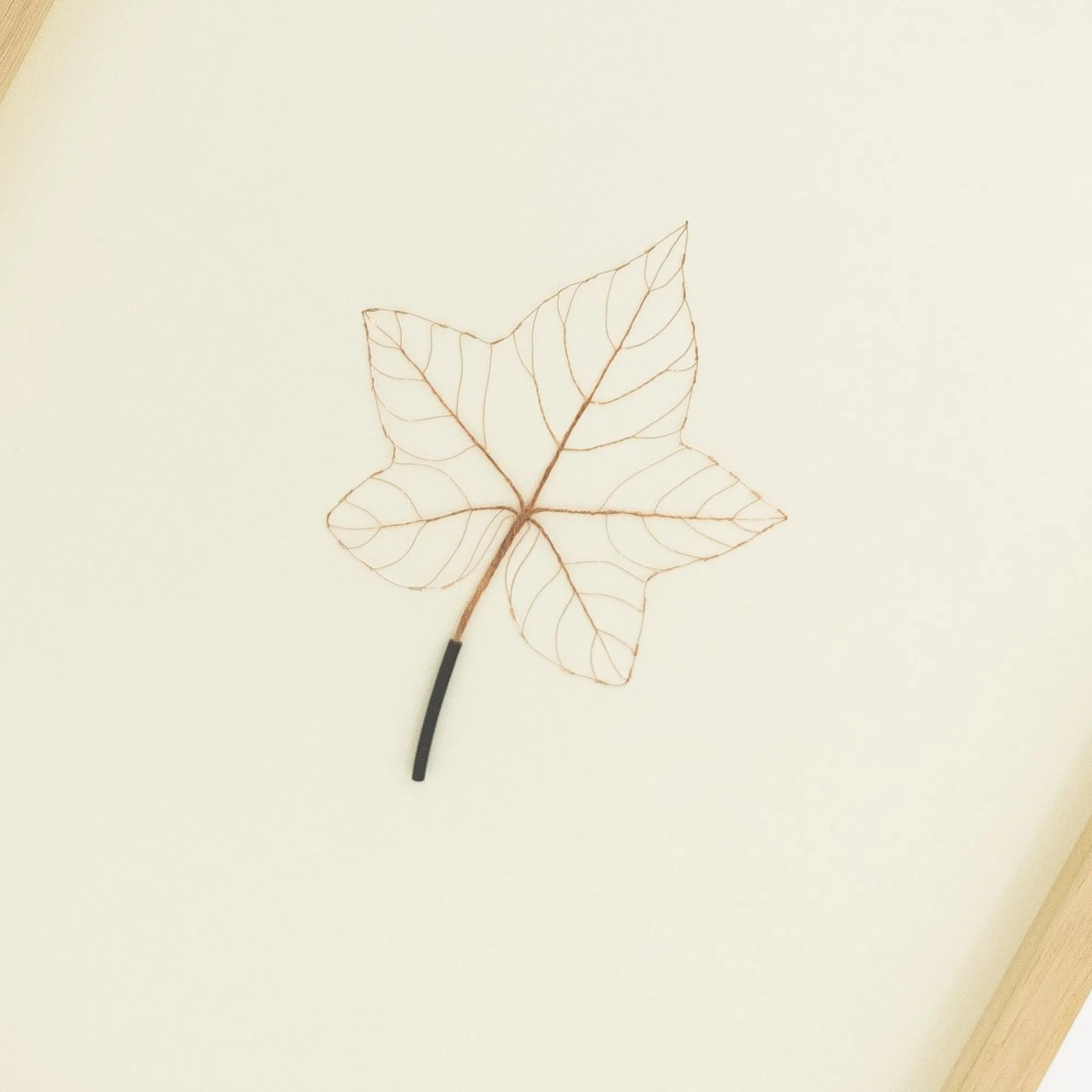 TORTOISE-Koga Art*Mitsuru Koga Copper Wire Leaf #4, 2023