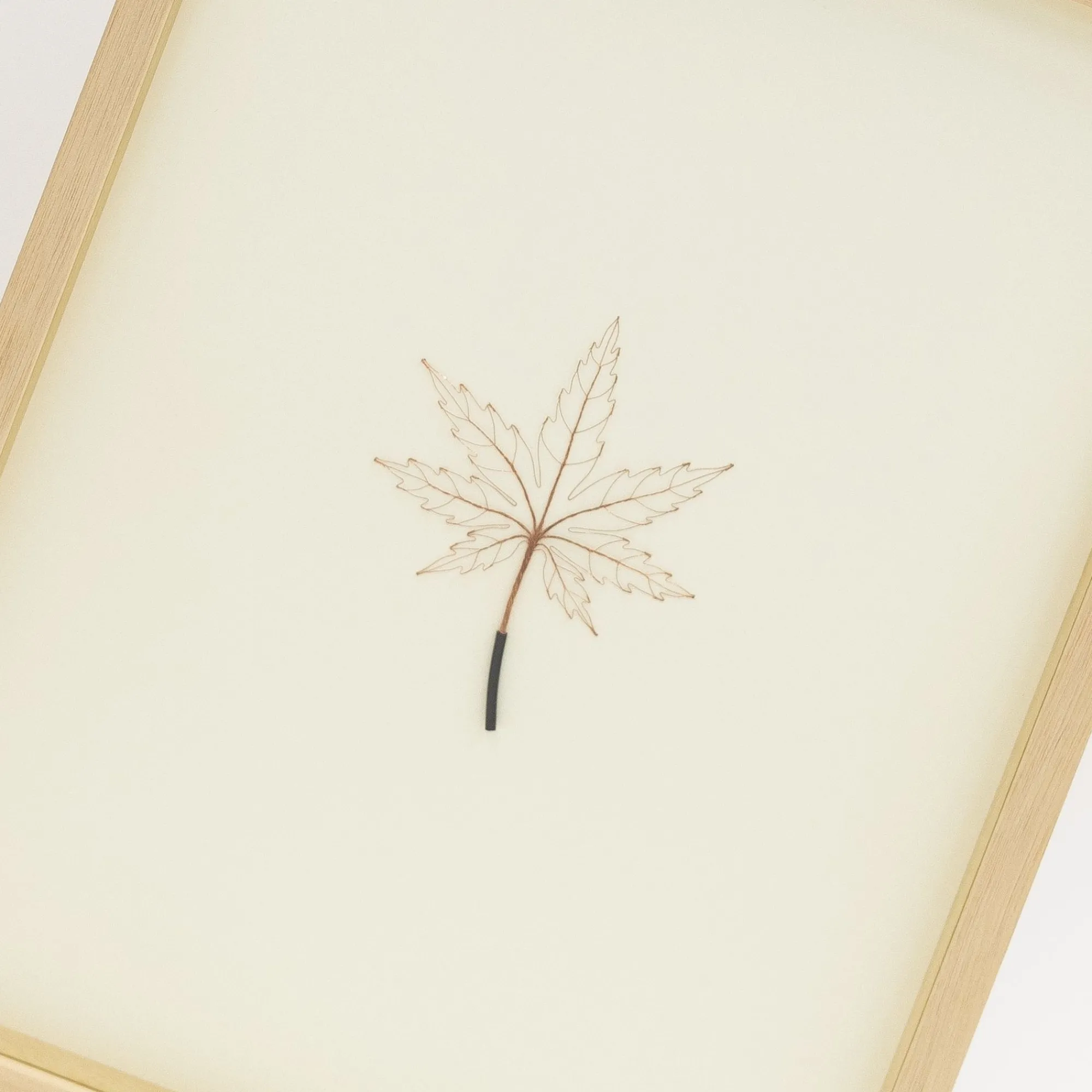 TORTOISE-Koga Art*Mitsuru Koga Copper Wire Leaf #5, 2023