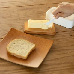 SAIKAI (Others) Storing*Noda Horo Enamel Butter Case With Wood Lid