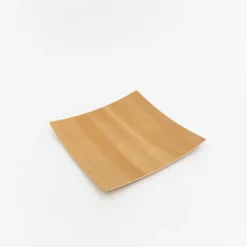 SAIKAI (Others) Serving*Orange Pine Natural Plywood Square Dish