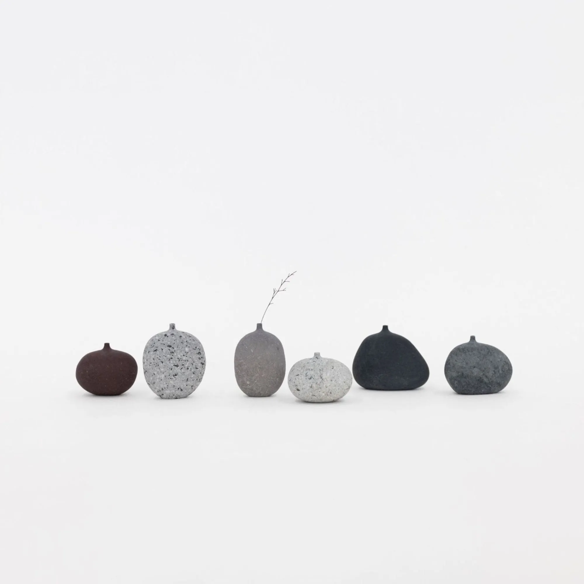 TORTOISE-Koga Art*Sea Stone Vases And Sea Stone With Legs By Mitsuru Koga
