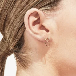 Tortoise-Shihara Jewelry*Shihara Diamond Twist Round Earring 01