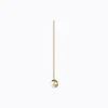 Tortoise-Shihara Jewelry*Shihara Half Pearl Chain Earring 45°