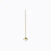 Tortoise-Shihara Jewelry*Shihara Half Pearl Chain Earring 0°
