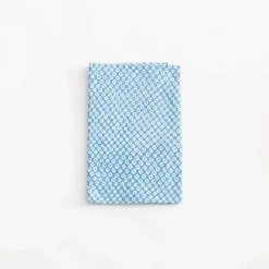TORTOISE-Kamawanu Traditional*Tenugui - Light Blue Hikita