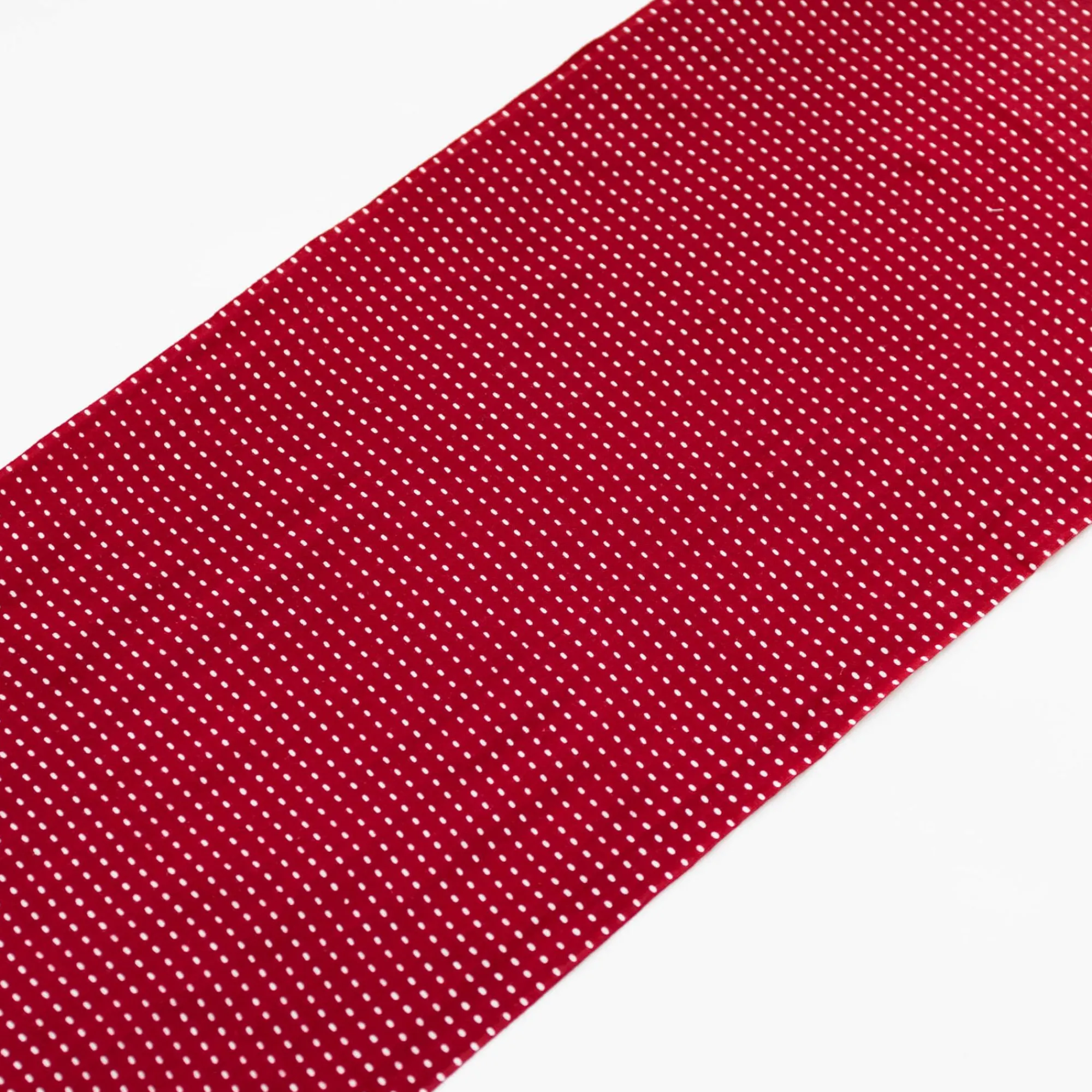 TORTOISE-Kamawanu Traditional*Tenugui - White Dash On Red