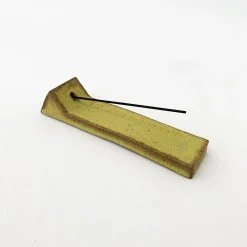 Tomoro Pottery Soaps & Scents*Tomoro Incense Holder Yellow Triangle